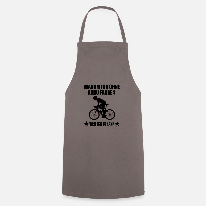 Fahrrad - Kochschürze - Grau