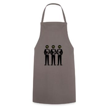 Bachelor Party Crew Bachelor Party - Cooking Apron - grey - Front - AI Model Male 185 dark (185cm)