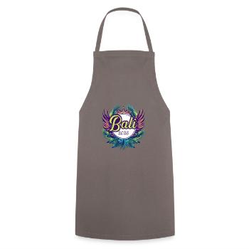 Bali 2025 Team - Cooking Apron - grey - Front - AI Model Male 185 dark (185cm)