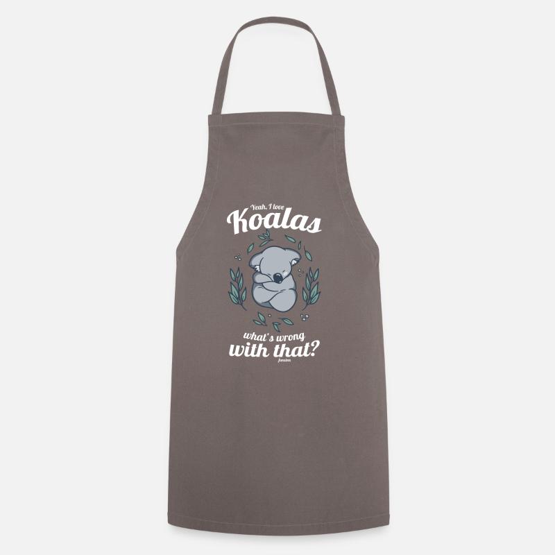 Koala Bär Australien niedlich Kinder Mädchen - Kochschürze - Grau