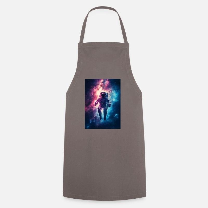 Astronaut 2 - Cooking Apron - grey