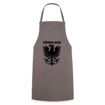 Wermland - Cooking Apron - grey - Front - AI Model Male 185 dark (185cm)