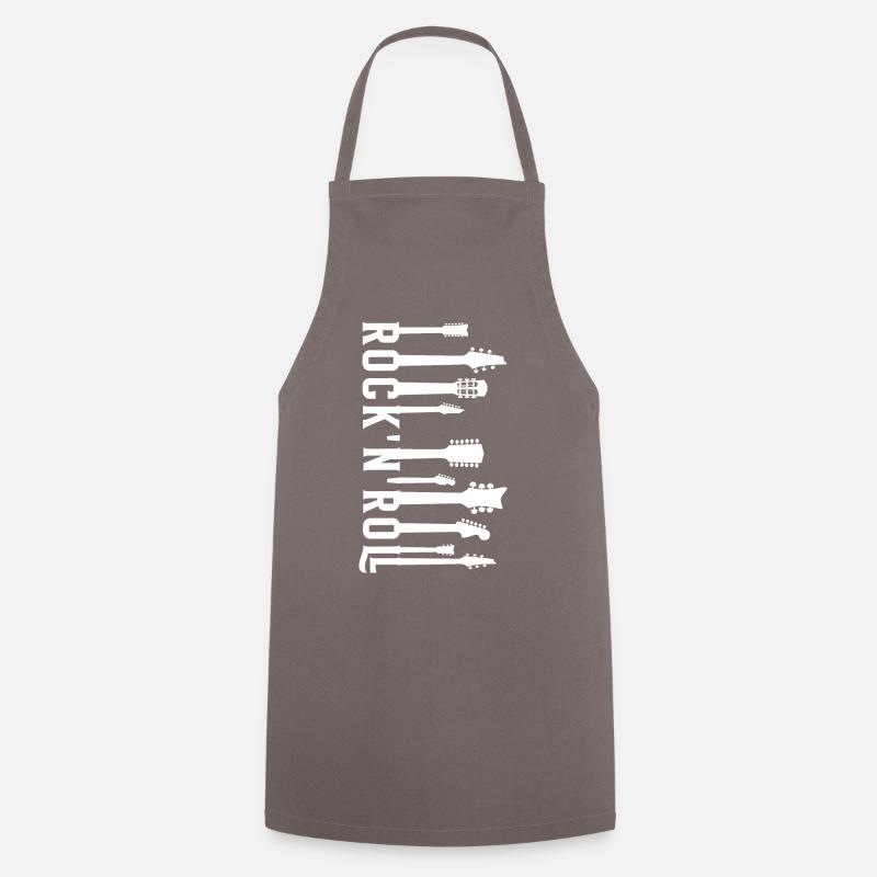 Rock and Roll - Cooking Apron - grey