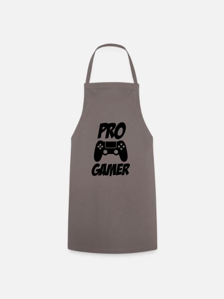 pro gamer - Kochschürze - Grau