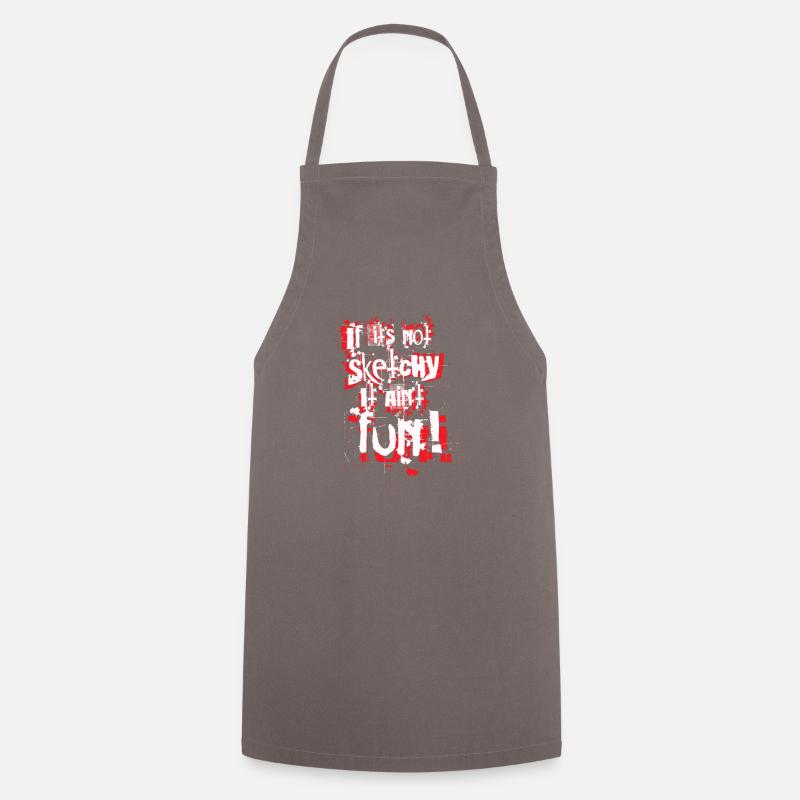 Si ce n’est pas sommaire, ce n’est pas amusant - Tablier de cuisine - gris