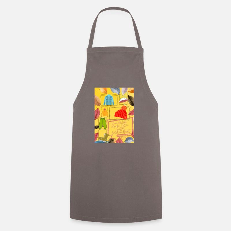 Autumn Essentials - Cooking Apron - grey