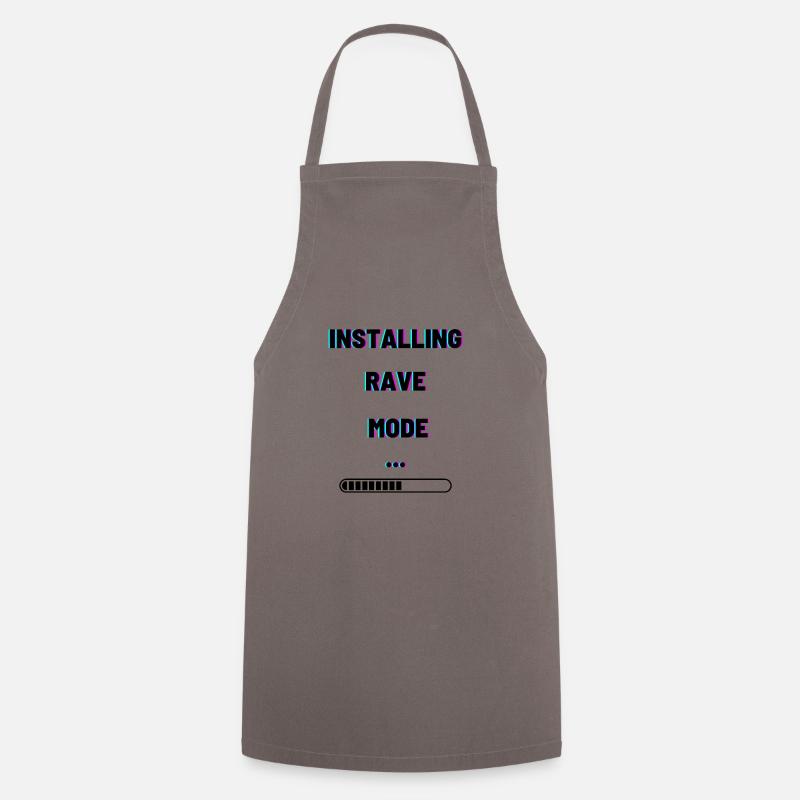 Installing Rave Mode dark - Cooking Apron - grey