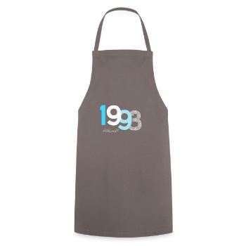 Year 1993 AtV Addict - Birthday - Cooking Apron - grey - Front - AI Model Male 185 dark (185cm)