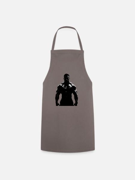 Bodybuilder 1 - Cooking Apron - grey