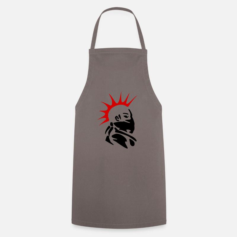 Punk - Cooking Apron - grey
