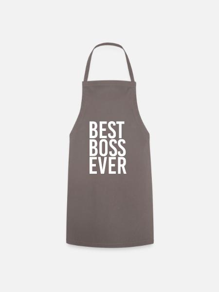 BEST BOSS EVER - Kochschürze - Grau