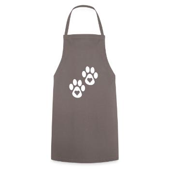 Hund Chien - Tablier de cuisine - gris - Devant - AI Model Male 185 dark (185cm)