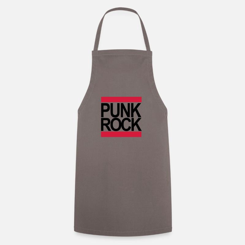 punk rock - Cooking Apron - grey
