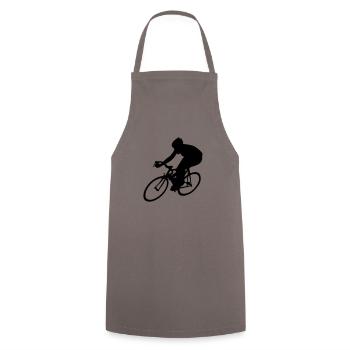 cyclisme - Tablier de cuisine - gris - Devant - AI Model Male 185 dark (185cm)