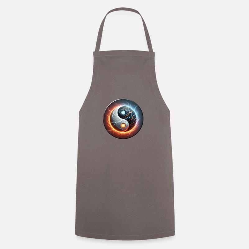 Yinyang - Tablier de cuisine - gris