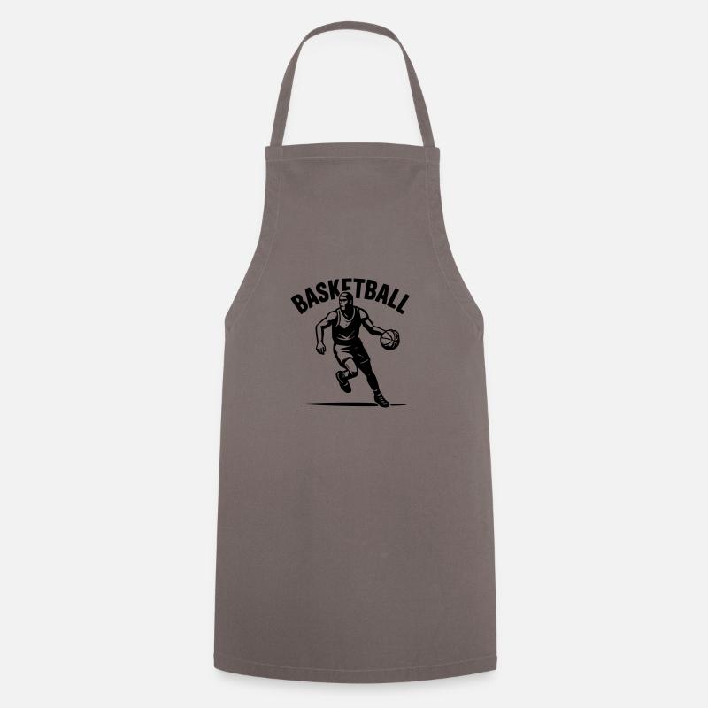 Basketball - Cooking Apron - grey