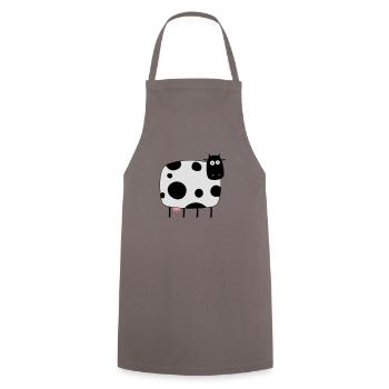 Kuh - Tablier de cuisine - gris - Devant - AI Model Male 185 dark (185cm)