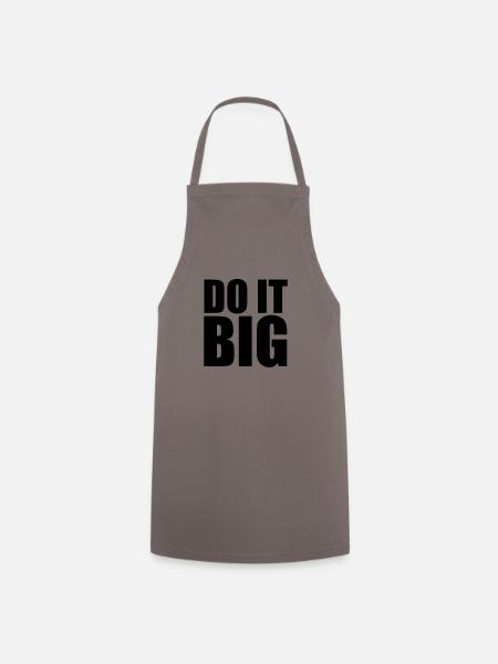 Do It Big - Kochschürze - Grau
