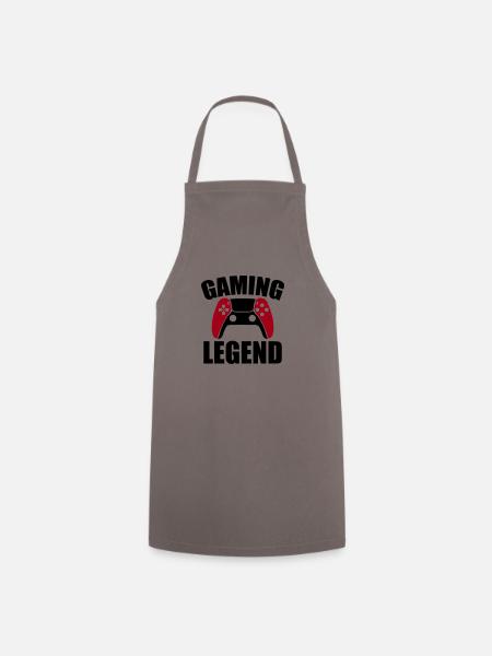 gaming legend - Kochschürze - Grau