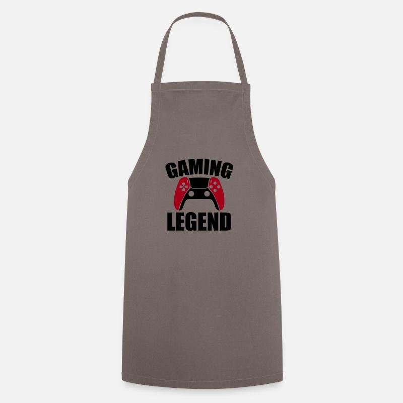 gaming legend - Kochschürze - Grau