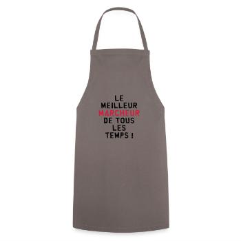 Course à pied / Marche / Marcheur / Running / Run - Tablier de cuisine - gris - Devant - AI Model Male 185 dark (185cm)