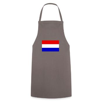Drapeau hollandais - Tablier de cuisine - gris - Devant - AI Model Male 185 dark (185cm)