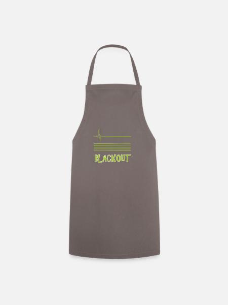 Blackout - Kochschürze - Grau