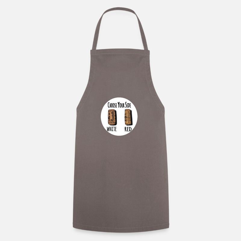 Two caps - Cooking Apron - grey