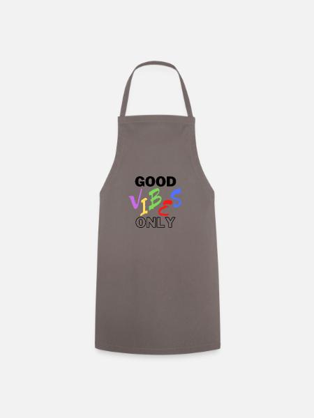 Good Vibes Only - Kochschürze - Grau