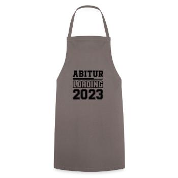 Abitur Loading 2023 - Kochschürze - Grau - Vorne - AI Model Male 185 dark (185cm)
