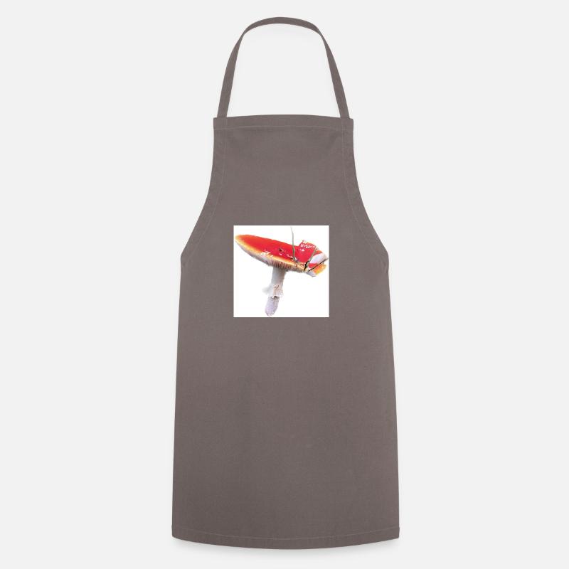 Homesaleor Toadstool - Tablier de cuisine - gris