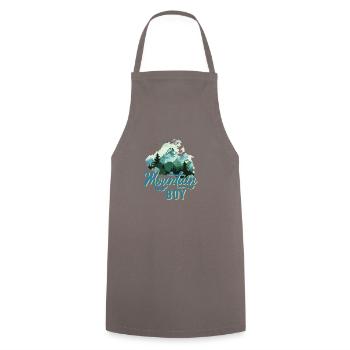 Garçon de montagne coloré - Tablier de cuisine - gris - Devant - AI Model Male 185 dark (185cm)