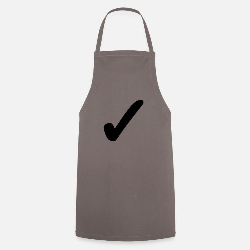Ok - Yes - Alright - Fits - Cooking Apron - grey