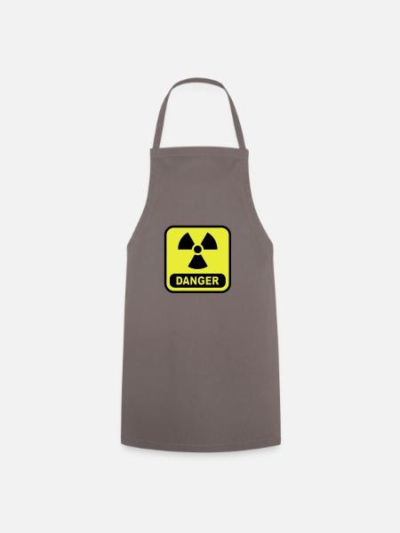 Danger Atom - Kochschürze - Grau