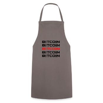 Bitcoin Trading Crypto Stocks - Tablier de cuisine - gris - Devant - AI Model Male 185 dark (185cm)