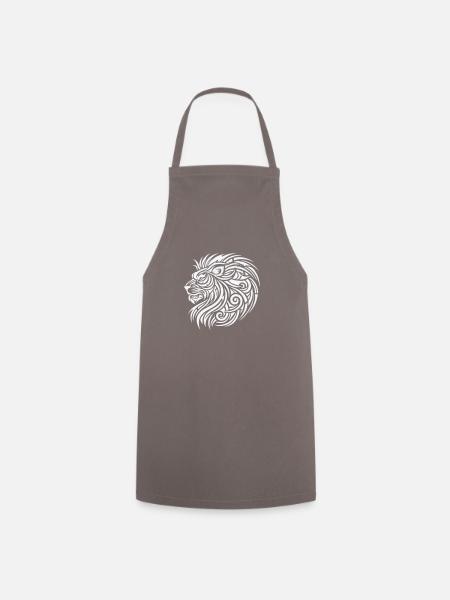 lion tribal - Kochschürze - Grau