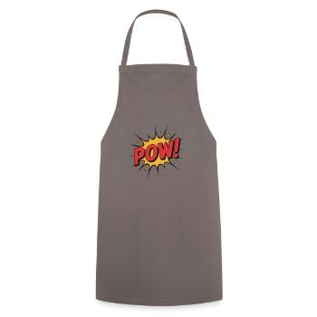 Prisonnier de guerre! Retro Comic Blast – Typographie d’action - Tablier de cuisine - gris - Devant - AI Model Male 185 dark (185cm)