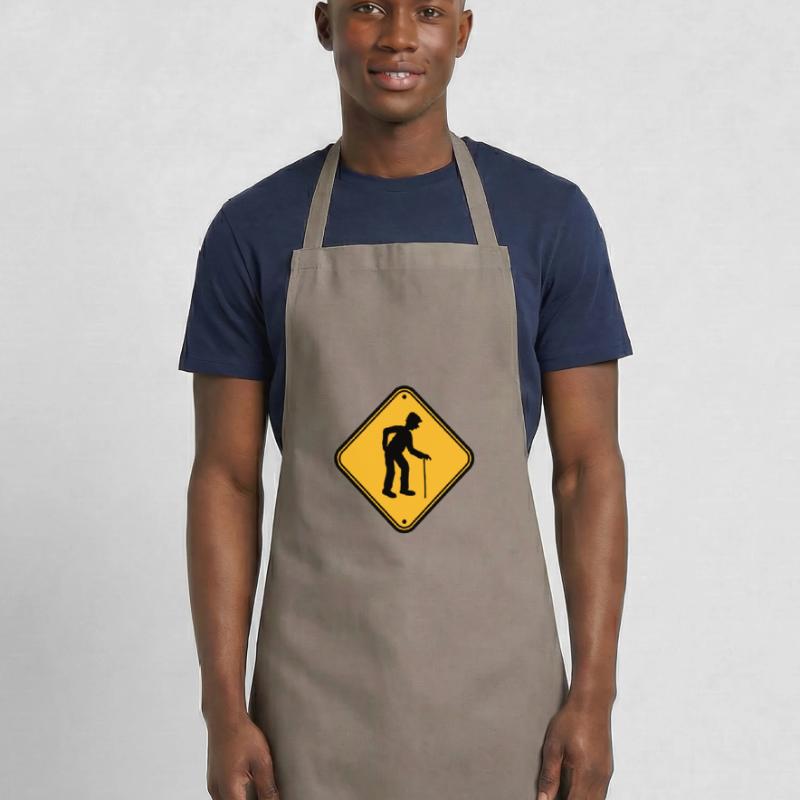 Shield attention danger danger caution note warn Cooking Apron