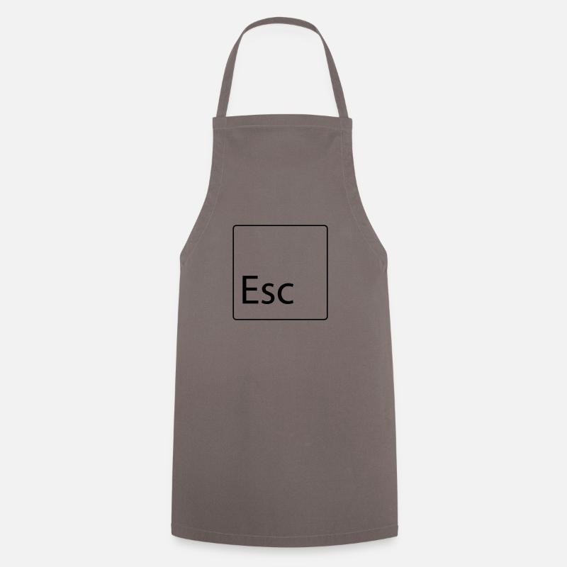 esc - Tablier de cuisine - gris