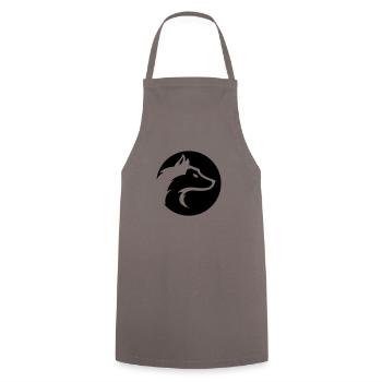 wolf - Tablier de cuisine - gris - Devant - AI Model Male 185 dark (185cm)