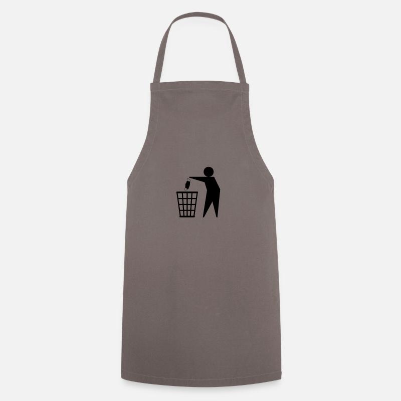 Black Mask - Cooking Apron - grey