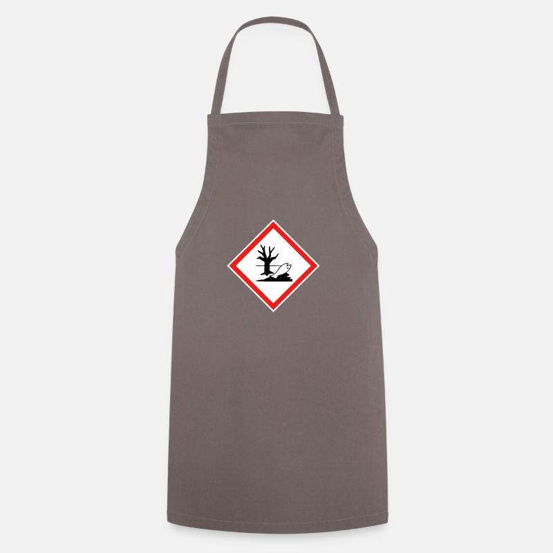 Environmentally Hazardous, Dangerous For The Enviroment - Cooking Apron - grey