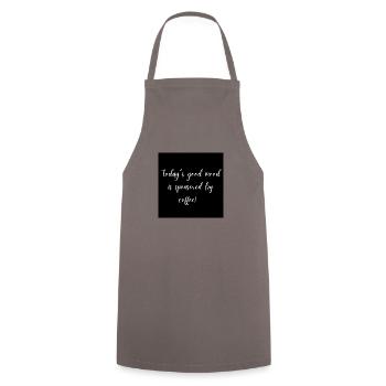 Coffee - Kochschürze - Grau - Vorne - AI Model Male 185 dark (185cm)