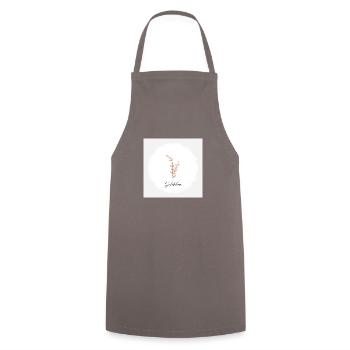Goldchen Pflanze - Kochschürze - Grau - Vorne - AI Model Male 185 dark (185cm)