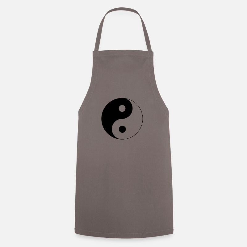Yin Yang design - Tablier de cuisine - gris