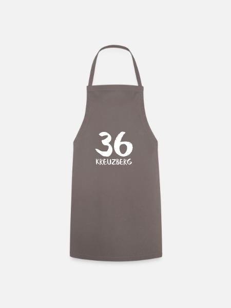 36 kreuzberg - Kochschürze - Grau