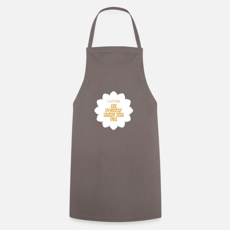 Positive attitude - Tablier de cuisine - gris