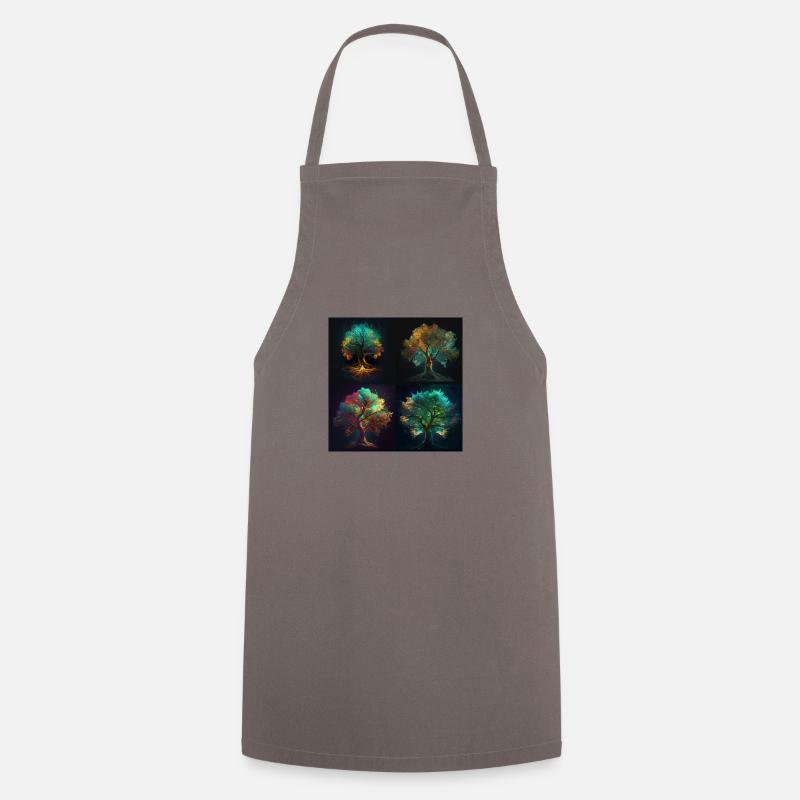 A tree - Cooking Apron - grey