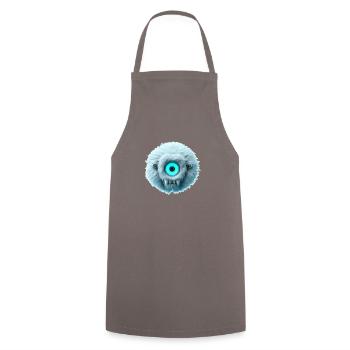 Le grand Yeti !!! - Tablier de cuisine - gris - Devant - AI Model Male 185 dark (185cm)