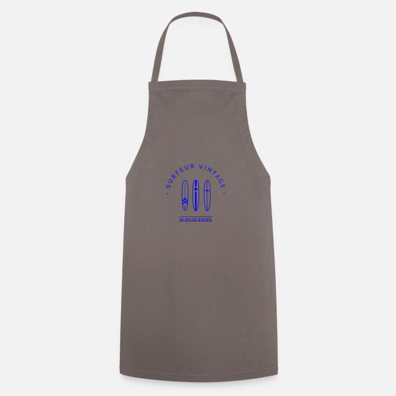 Surfeur Vintage 1 - Tablier de cuisine - gris